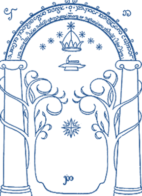 The Doors of Durin, after Tolkien